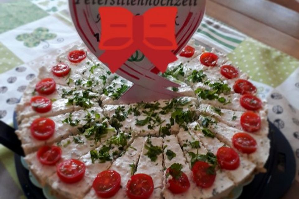 Frischkäse - Cracker - Torte