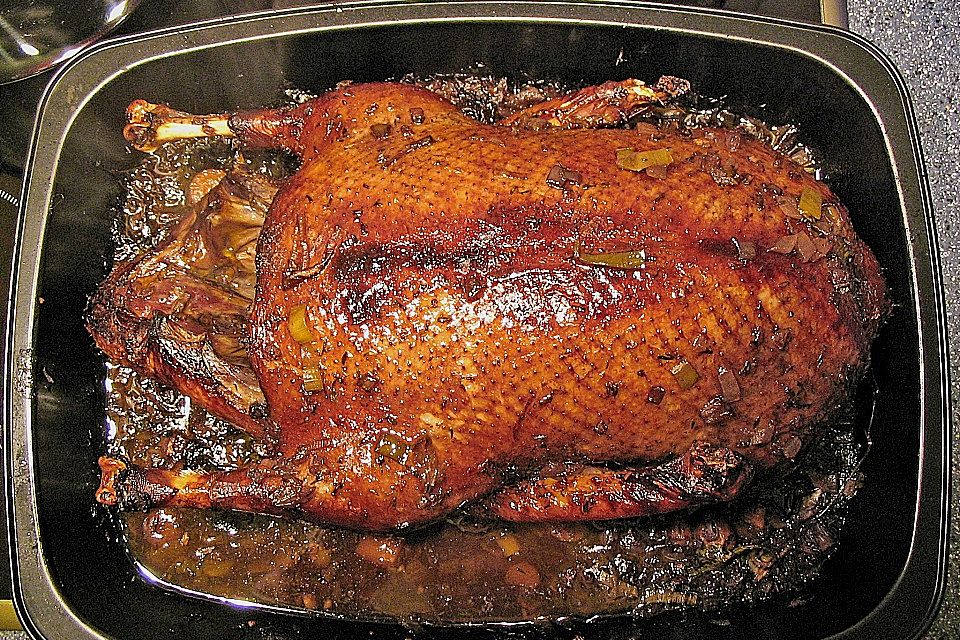 Ente in Kirsch - Honig - Sauce