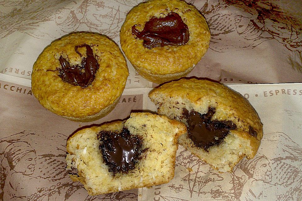 Sandras Kokosmuffins mit Nutella