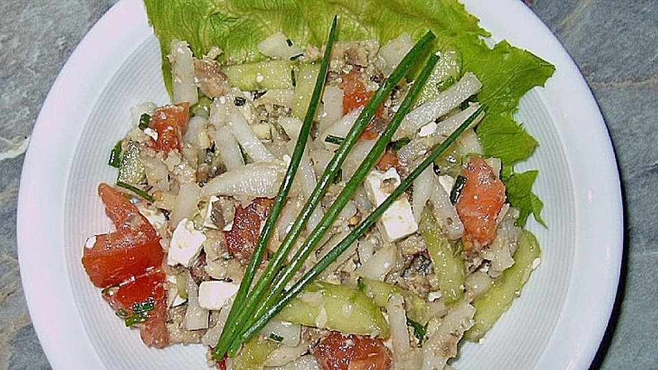 Olsardinen Radieschen Feta Salat Von Pro Vit Chefkoch