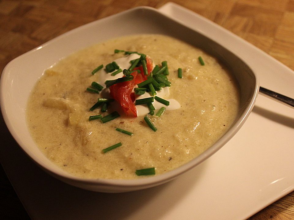 Meerrettich - Apfel Suppe mit Lachs von elfchen_una | Chefkoch