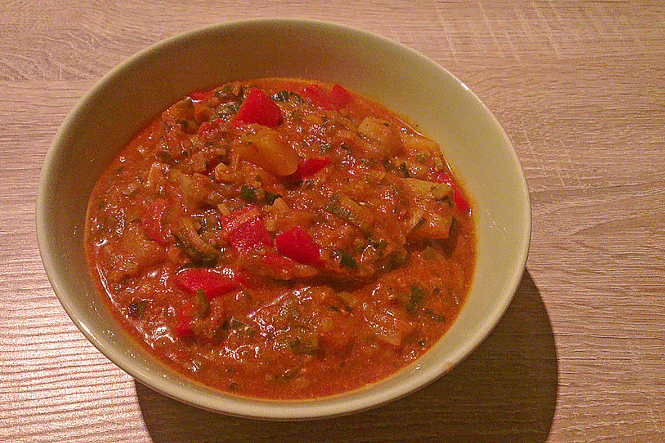 Kartoffel - Paprika -  Eintopf