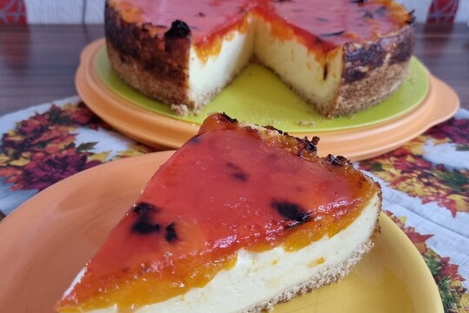 Schmandkuchen mit Mandarinen