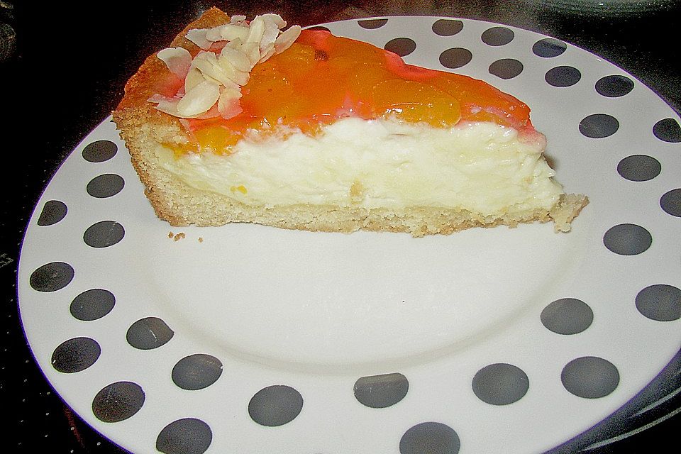 Schmandkuchen mit Mandarinen