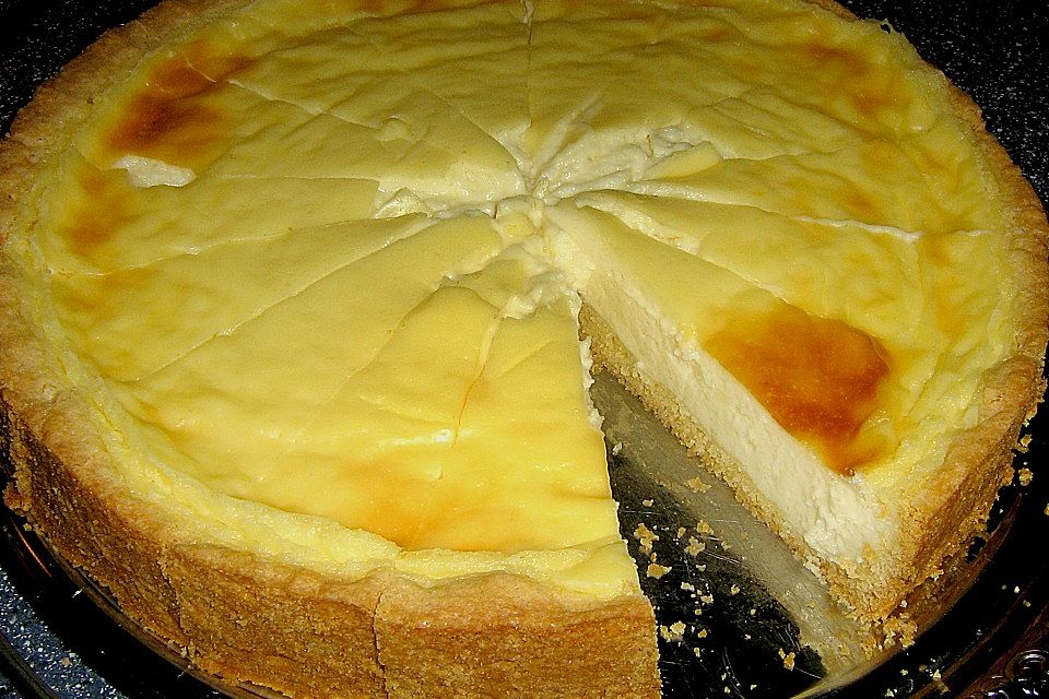 Schmandkuchen mit Mandarinen