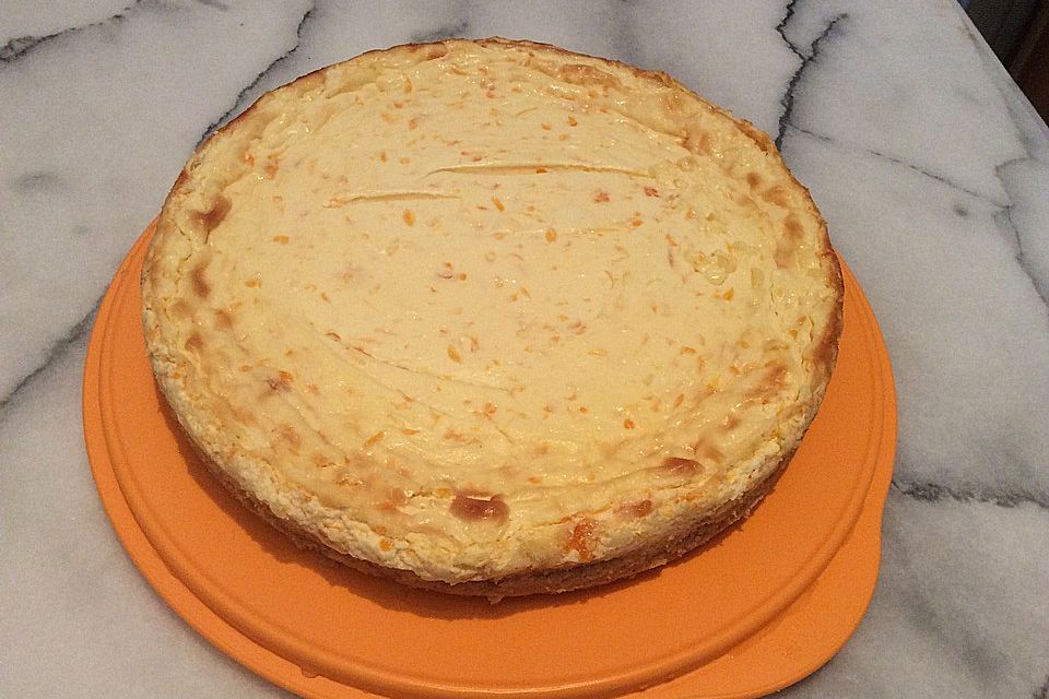 Schmandkuchen mit Mandarinen