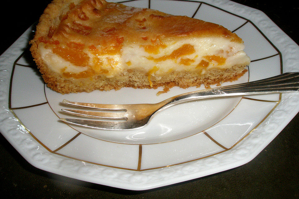 Schmandkuchen mit Mandarinen