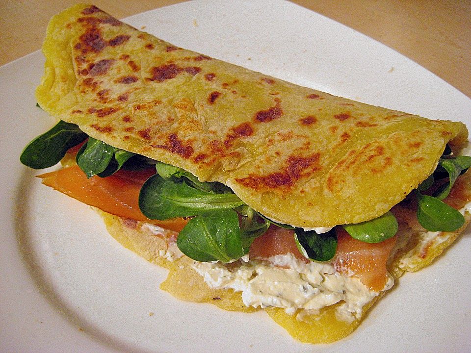 Kartoffelfladen mit Lachs und Kräuterfrischkäse von Kerstin_B| Chefkoch