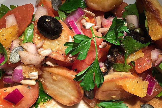 Lauwarmer Kartoffelsalat mit Oliven von Liesbeth| Chefkoch