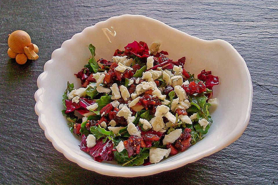 Radicchio - Salat mit Gorgonzola