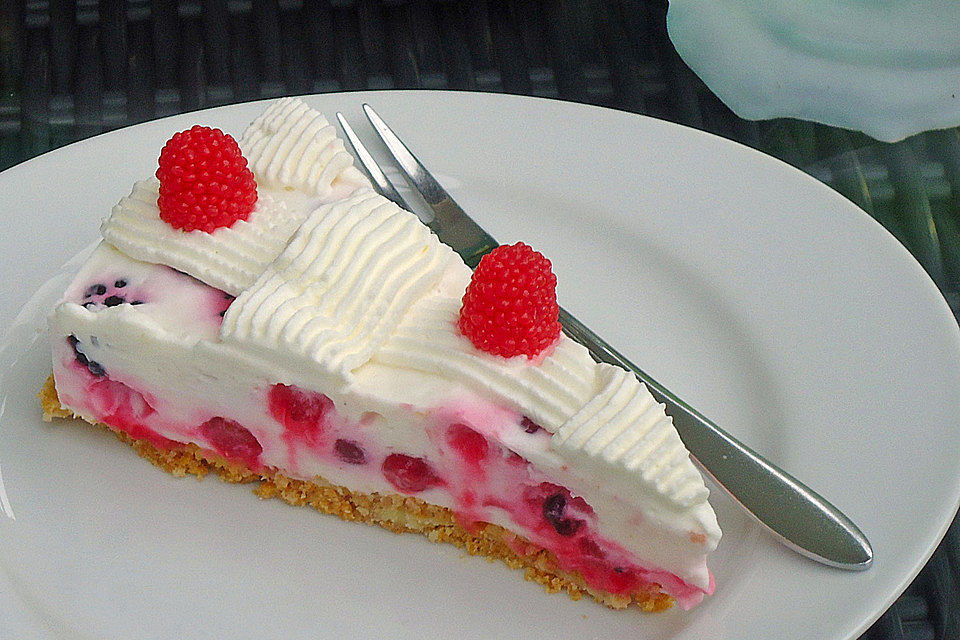 Cornflakes - Beeren - Torte