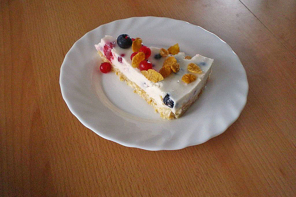 Cornflakes - Beeren - Torte