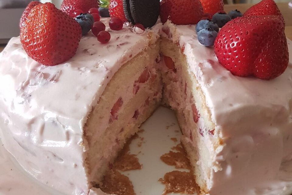 Erdbeer - Mascarpone-Torte