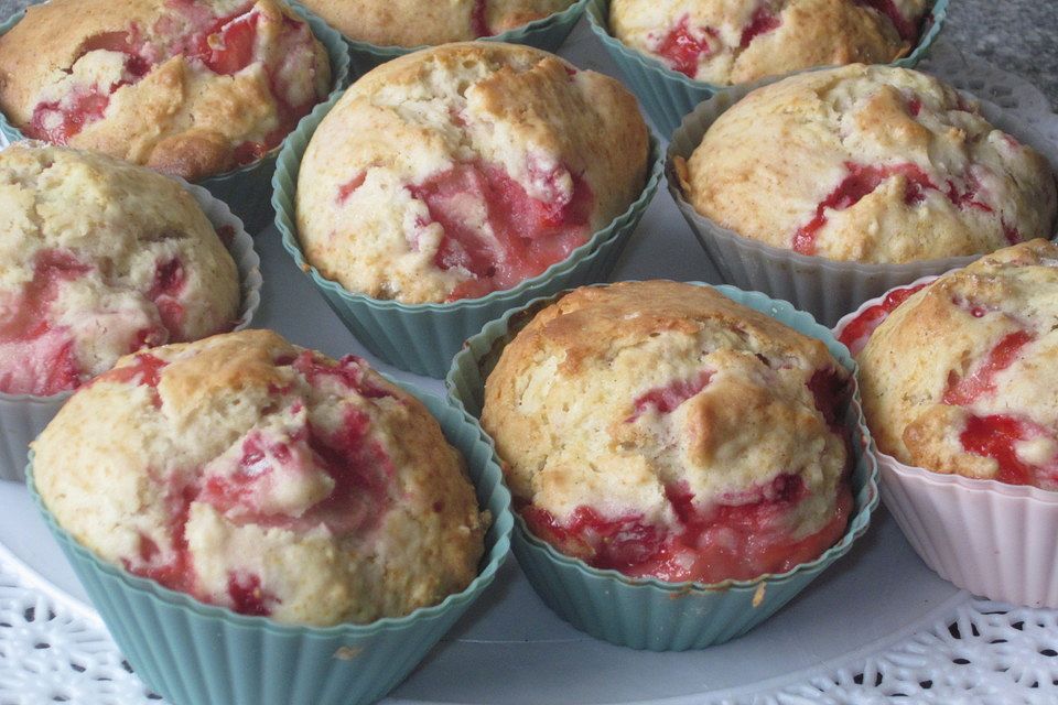 Strawberry & Cream Muffins