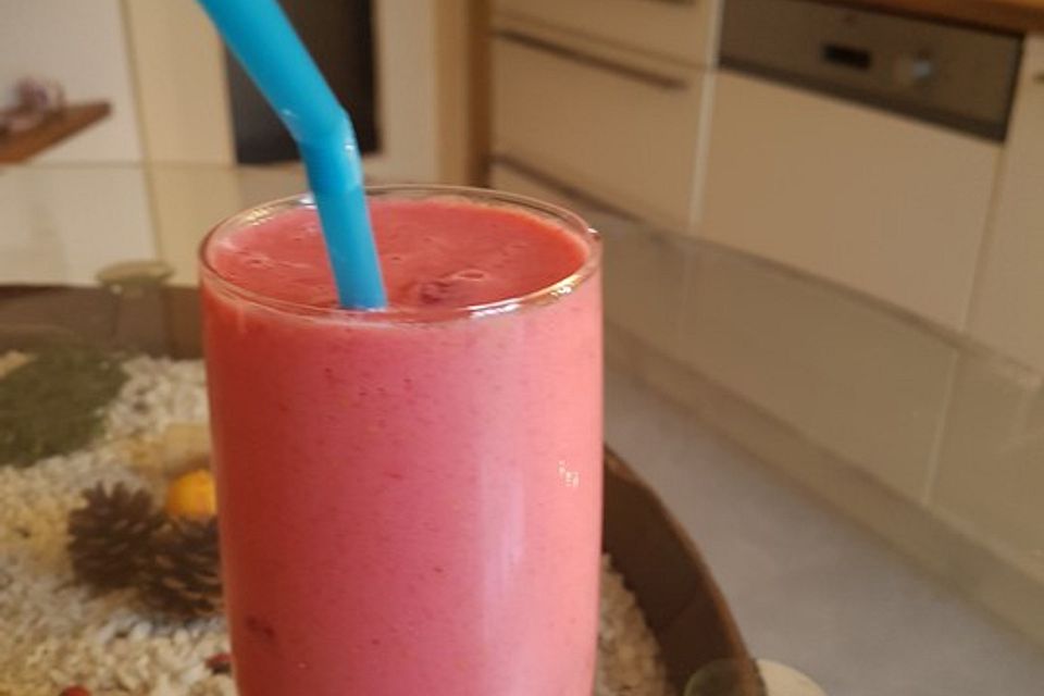 Himbeer-Orangen-Smoothie