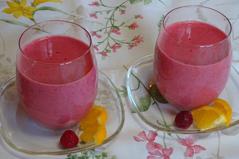 Himbeer-Orangen-Smoothie