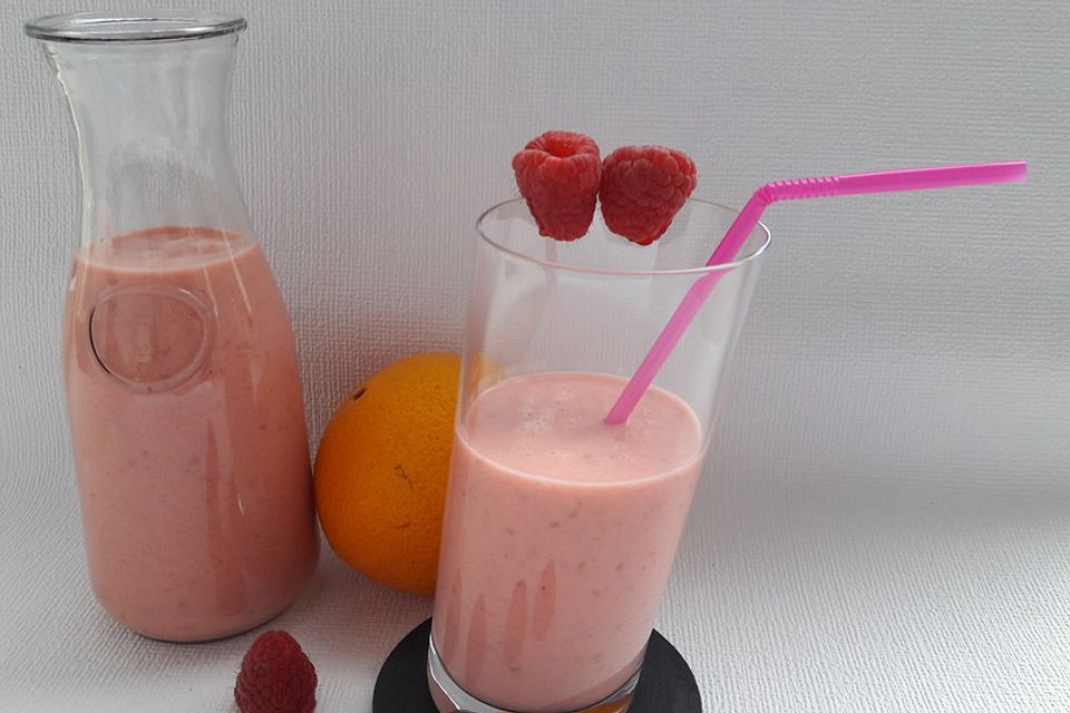 Himbeer-Orangen-Smoothie