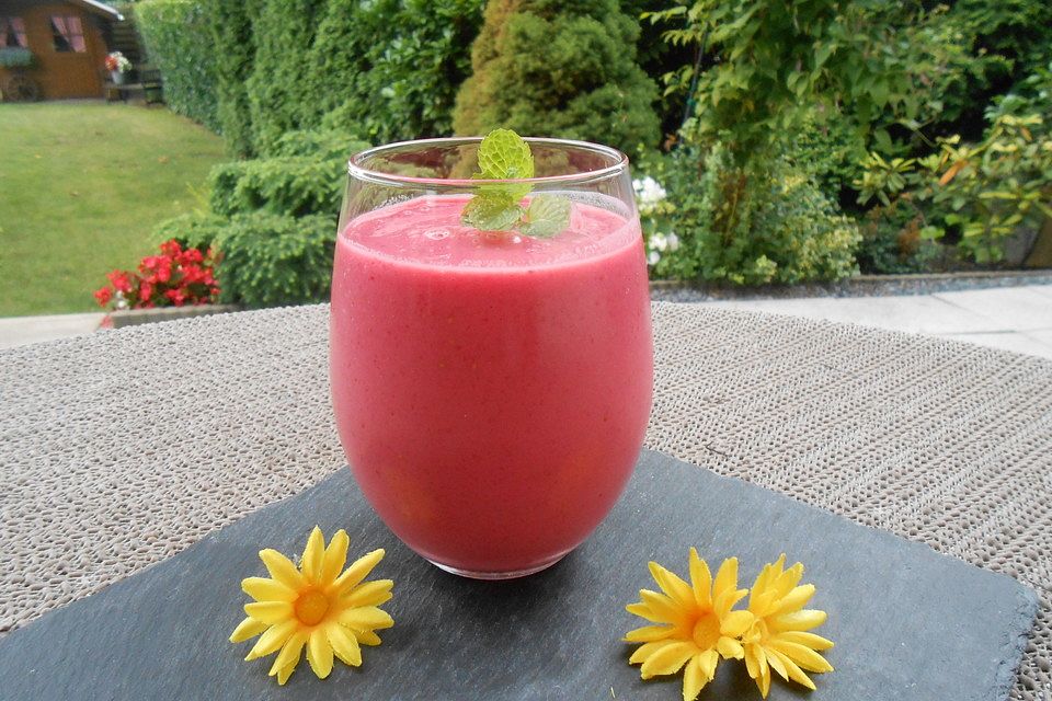 Himbeer-Orangen-Smoothie