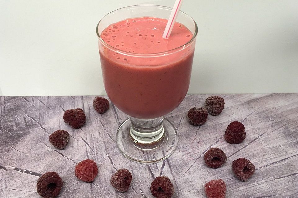 Himbeer-Orangen-Smoothie