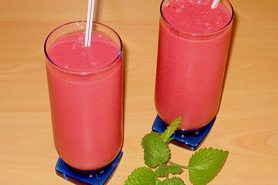 Himbeer-Orangen-Smoothie