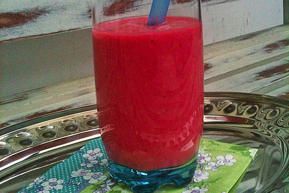 Himbeer-Orangen-Smoothie