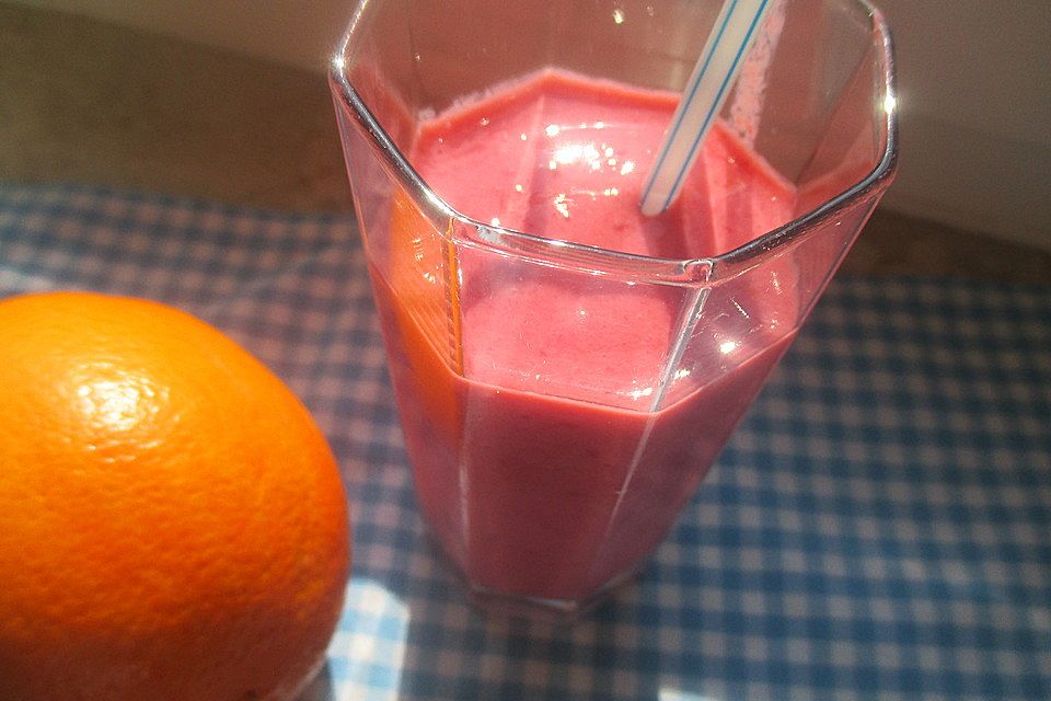 Himbeer-Orangen-Smoothie