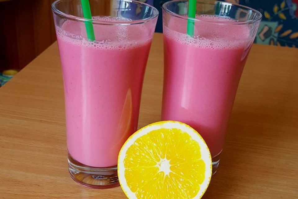 Himbeer-Orangen-Smoothie