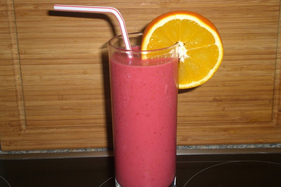 Himbeer-Orangen-Smoothie