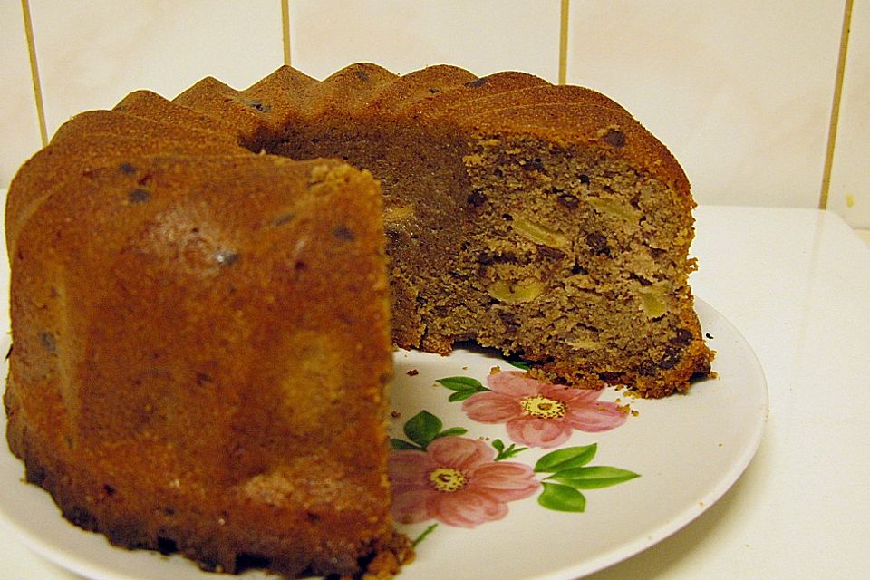 Schoko - Apfel - Kuchen