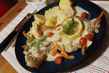 Weisser Heilbutt In Dill Senfsosse Von Laura1989 Chefkoch 