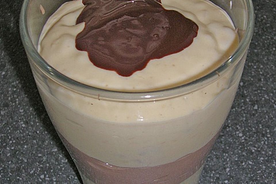 Bananen - Vanille - Schokocreme - Dessert