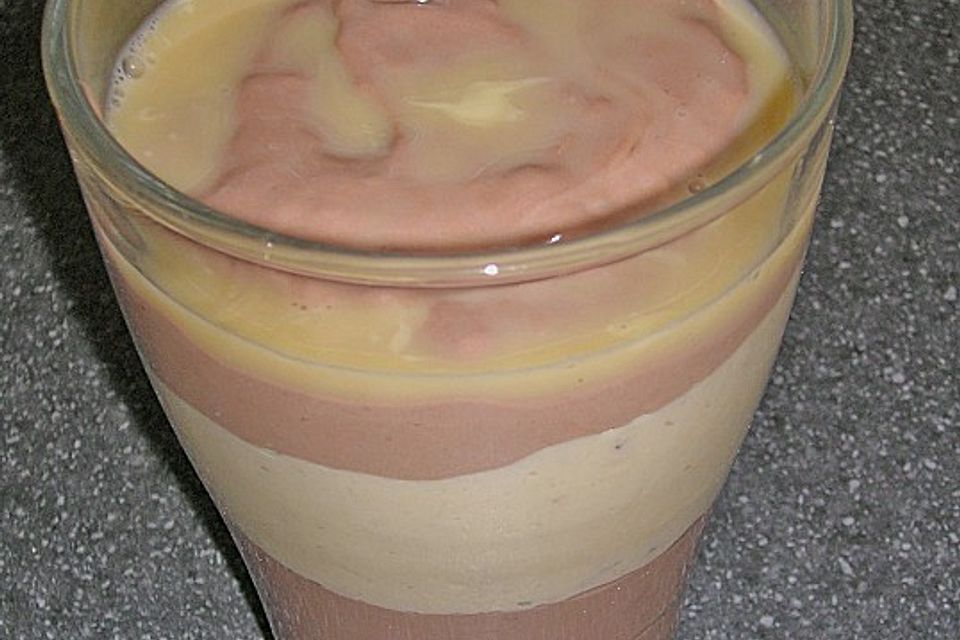 Bananen - Vanille - Schokocreme - Dessert