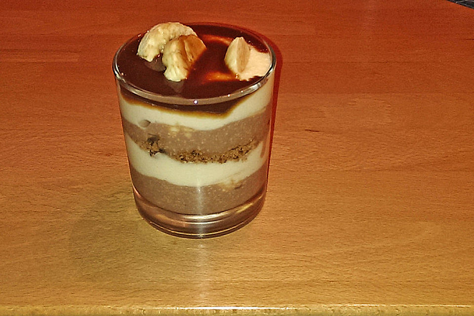 Bananen - Vanille - Schokocreme - Dessert
