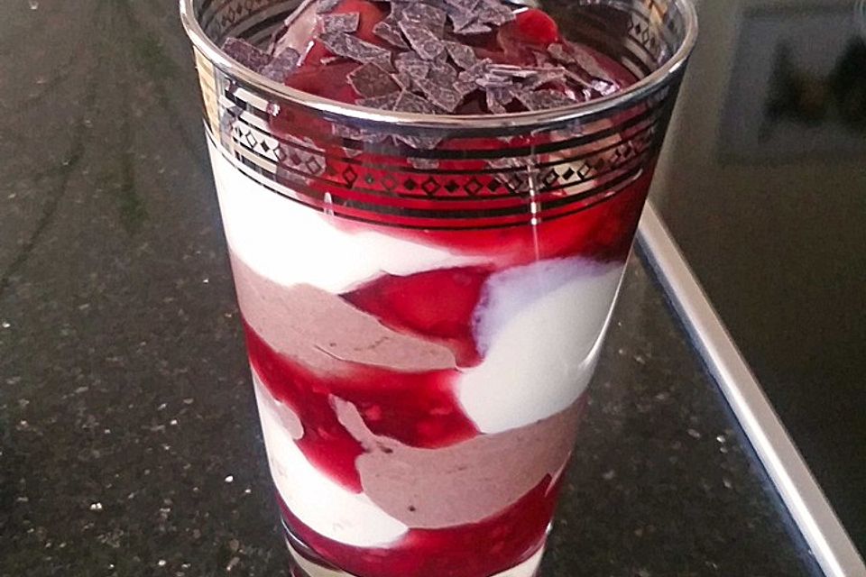 Bananen - Vanille - Schokocreme - Dessert