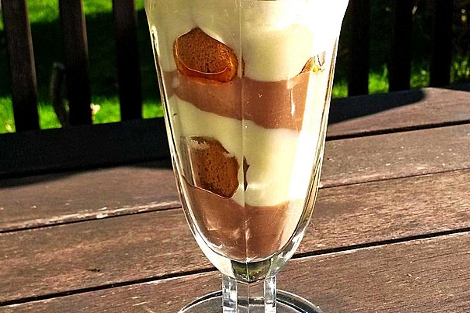 Bananen - Vanille - Schokocreme - Dessert