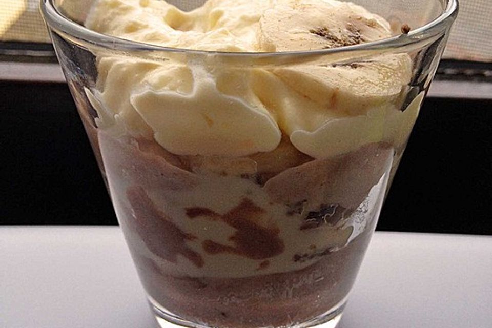 Bananen - Vanille - Schokocreme - Dessert