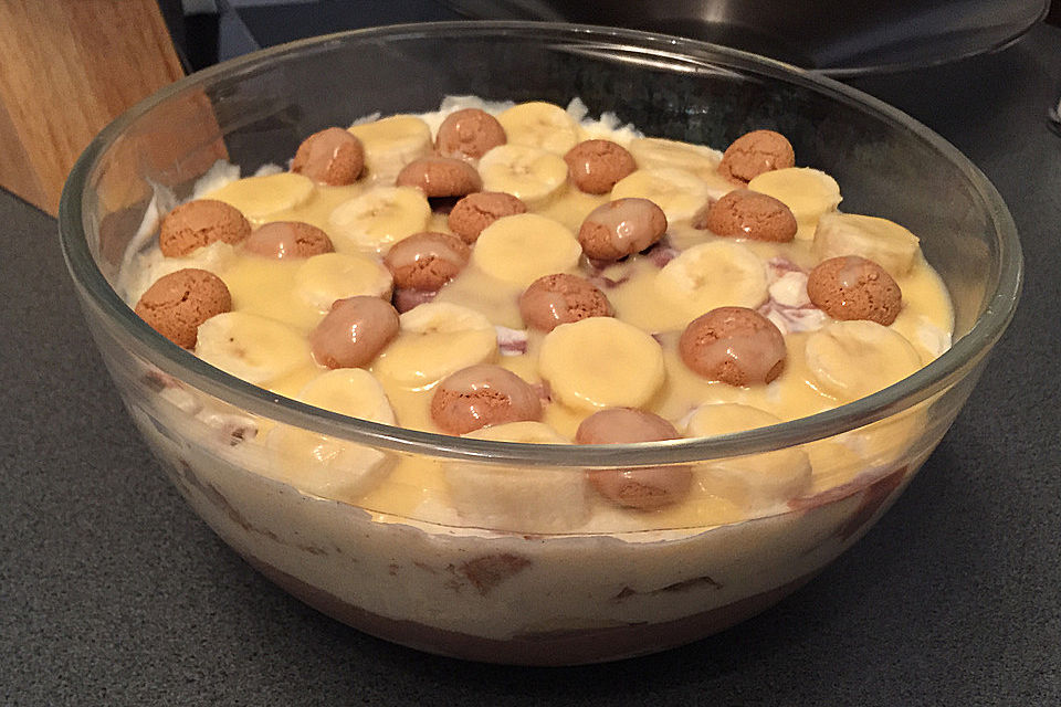 Bananen - Vanille - Schokocreme - Dessert
