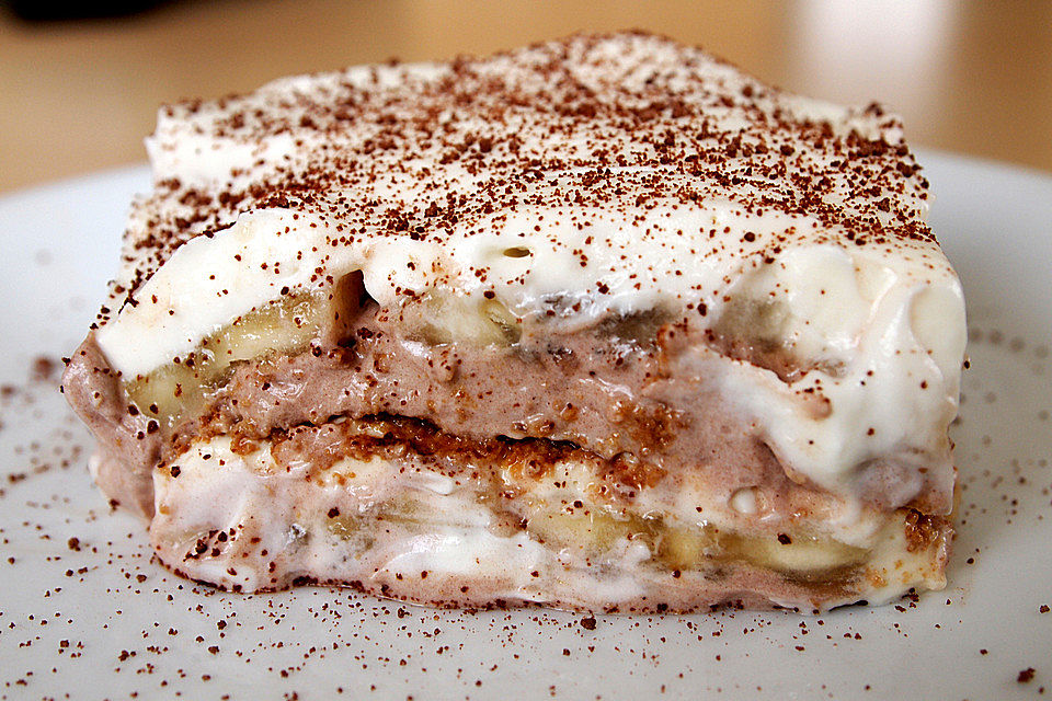 Bananen - Vanille - Schokocreme - Dessert