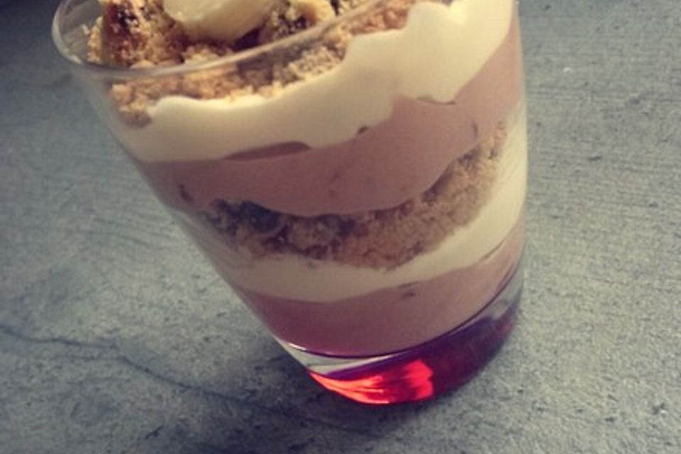Bananen - Vanille - Schokocreme - Dessert