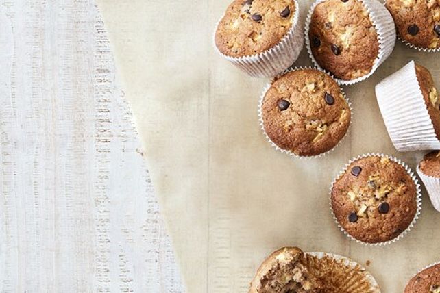 Feine Apfel - Haselnuss - Schoko - Muffins von supersüß| Chefkoch