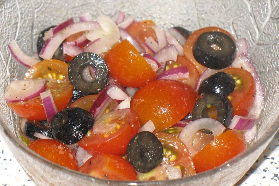 Schneller Tomatensalat