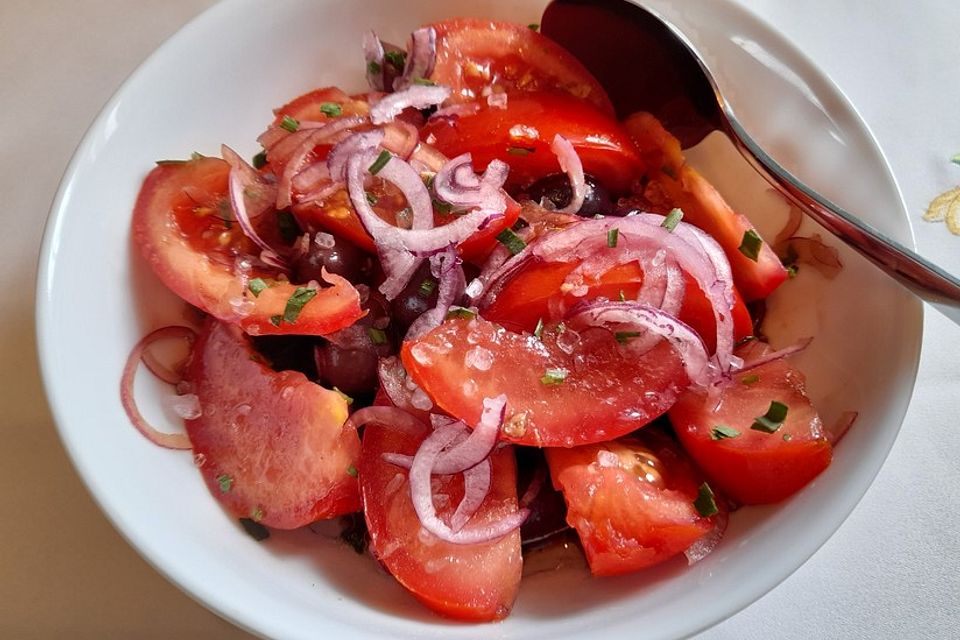 Schneller Tomatensalat