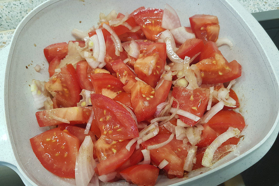 Schneller Tomatensalat