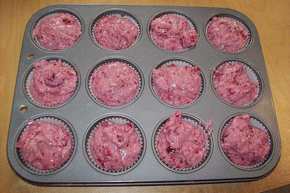 Himbeer - Limetten - Muffins