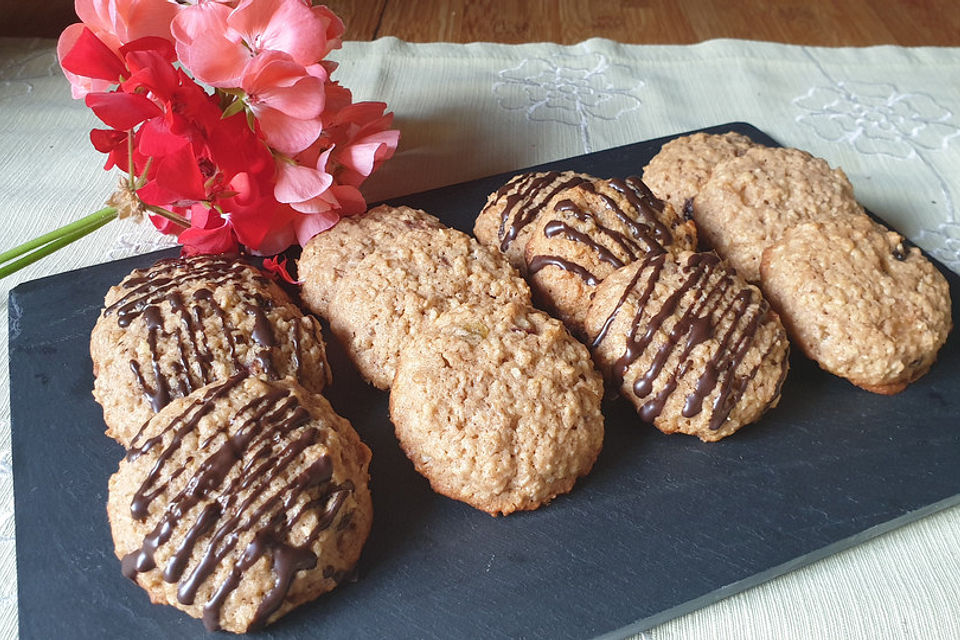 Englische Haferflockenplätzchen