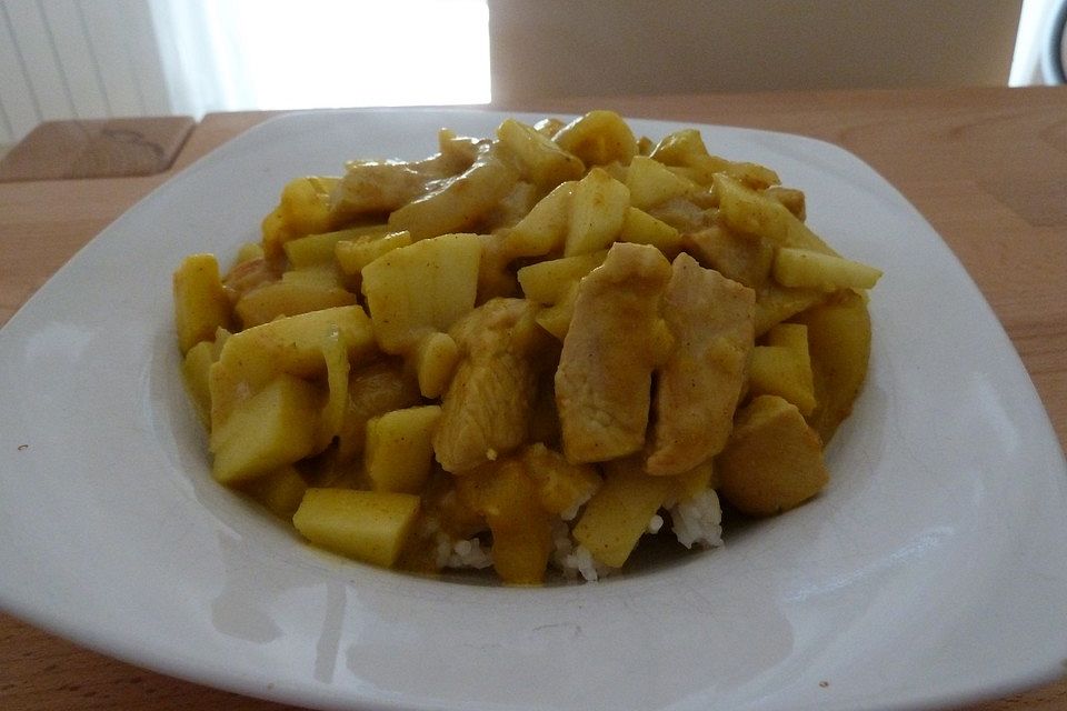 Geschnetzeltes Putencurry