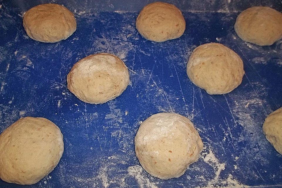 Berliner Schrippen und Mohnbrötchen