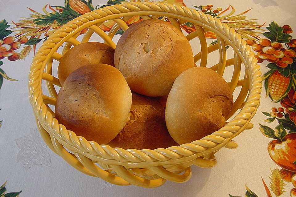 Berliner Schrippen und Mohnbrötchen