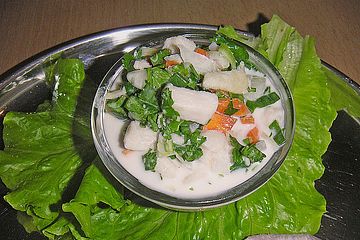 Kokonda - Roher Fisch in Zitrone und Kokosnussmilch
