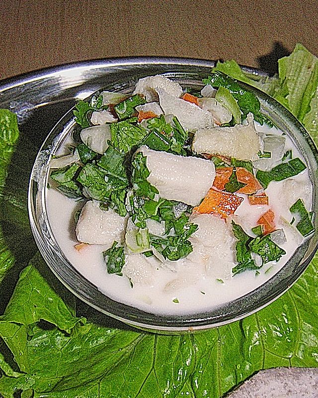 Kokonda - Roher Fisch in Zitrone und Kokosnussmilch